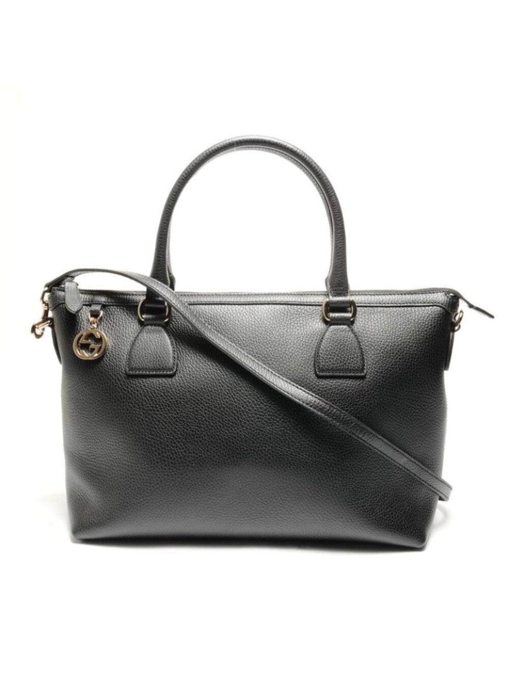 Gucci Tote Interlocking 2-Way Leather